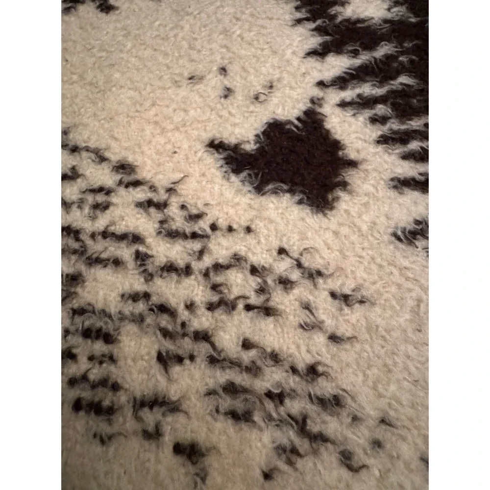 Vintage San Marcos Blanket Brown Leopard Big Cat Full Size 88x64 HAS TAG